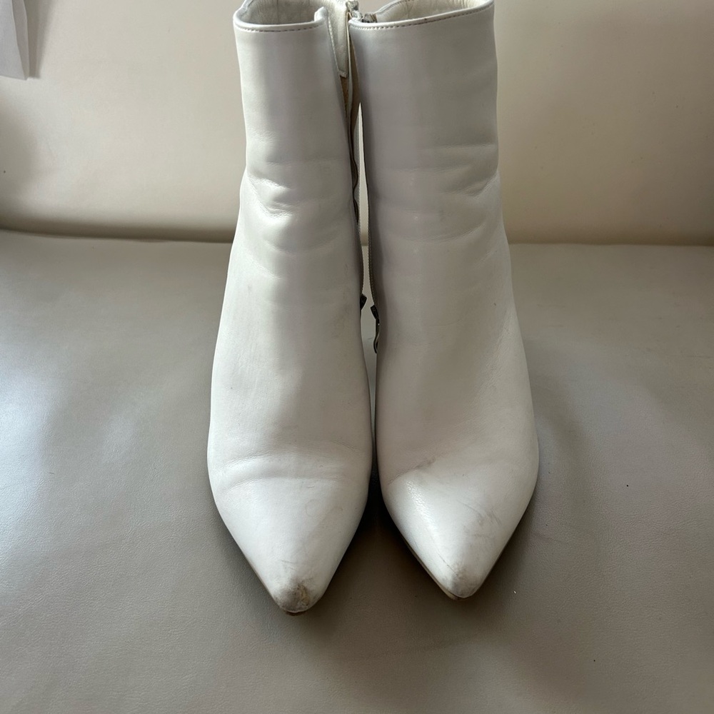 SHEIN White Ankle Boots